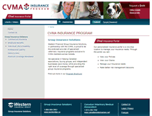 Tablet Screenshot of cvmainsurance.com